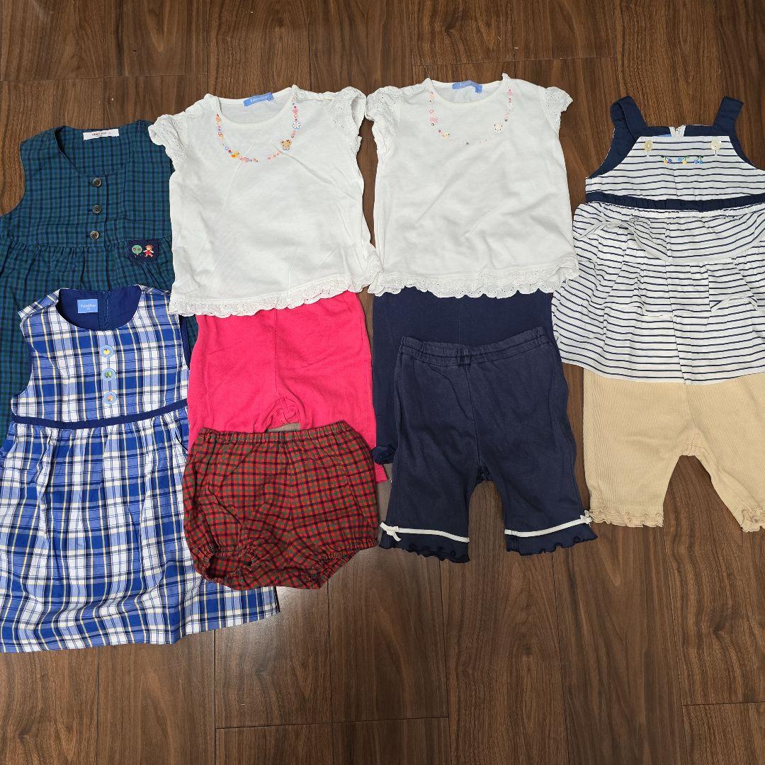 ファミリア　Tシャツ　パンツ　ワンピース　90　半袖　女の子　セット　まとめ売り Tシャツ｜ファミリア公式オンラインショップ | ファミリア公式サイト