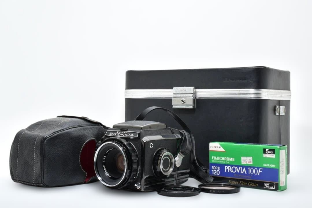 ★美品　ZENZA BRONICA　S2　後期　75mm f/2.8　#622★ Bronica S2 with Nikkor-P 75mm f/2.8 Medium Format - Used