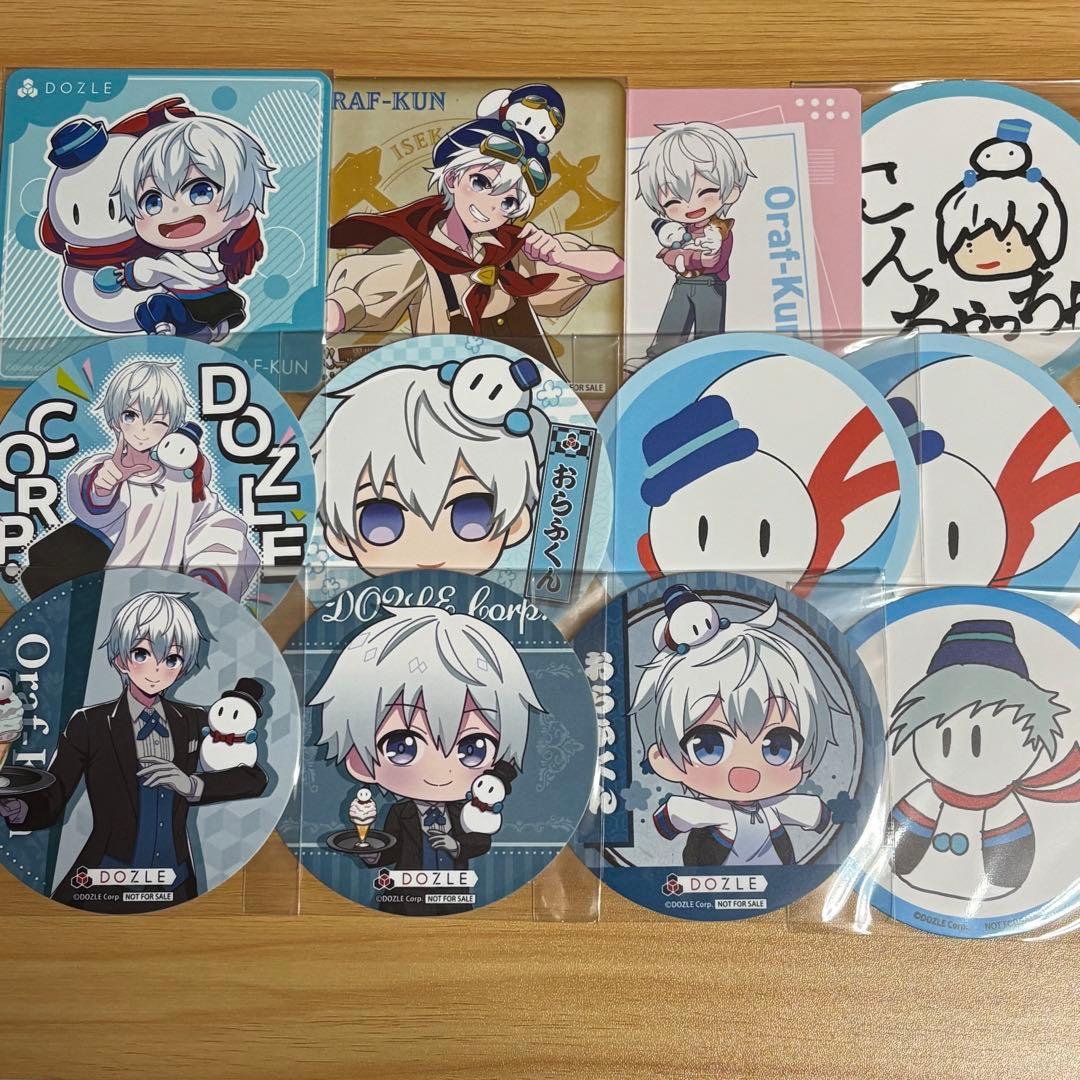 ドズル社 おらふくん 紙類 まとめ売り 特典 コースター ブロマイド