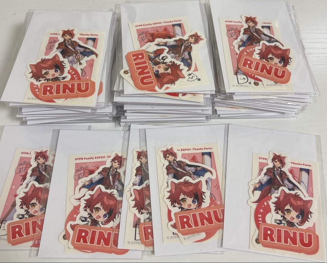 莉犬くん ステッカー グッズ-ステッカー】すとろべりーぷりんす 莉犬のSTPRadio! ステッカー