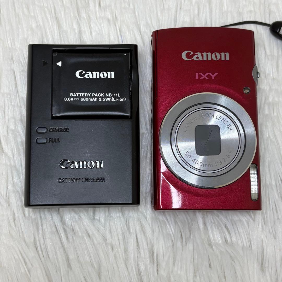 Canon カメラ IXY 120 PC2048 充電器 赤 コンデジ 動作品 - メルカリ