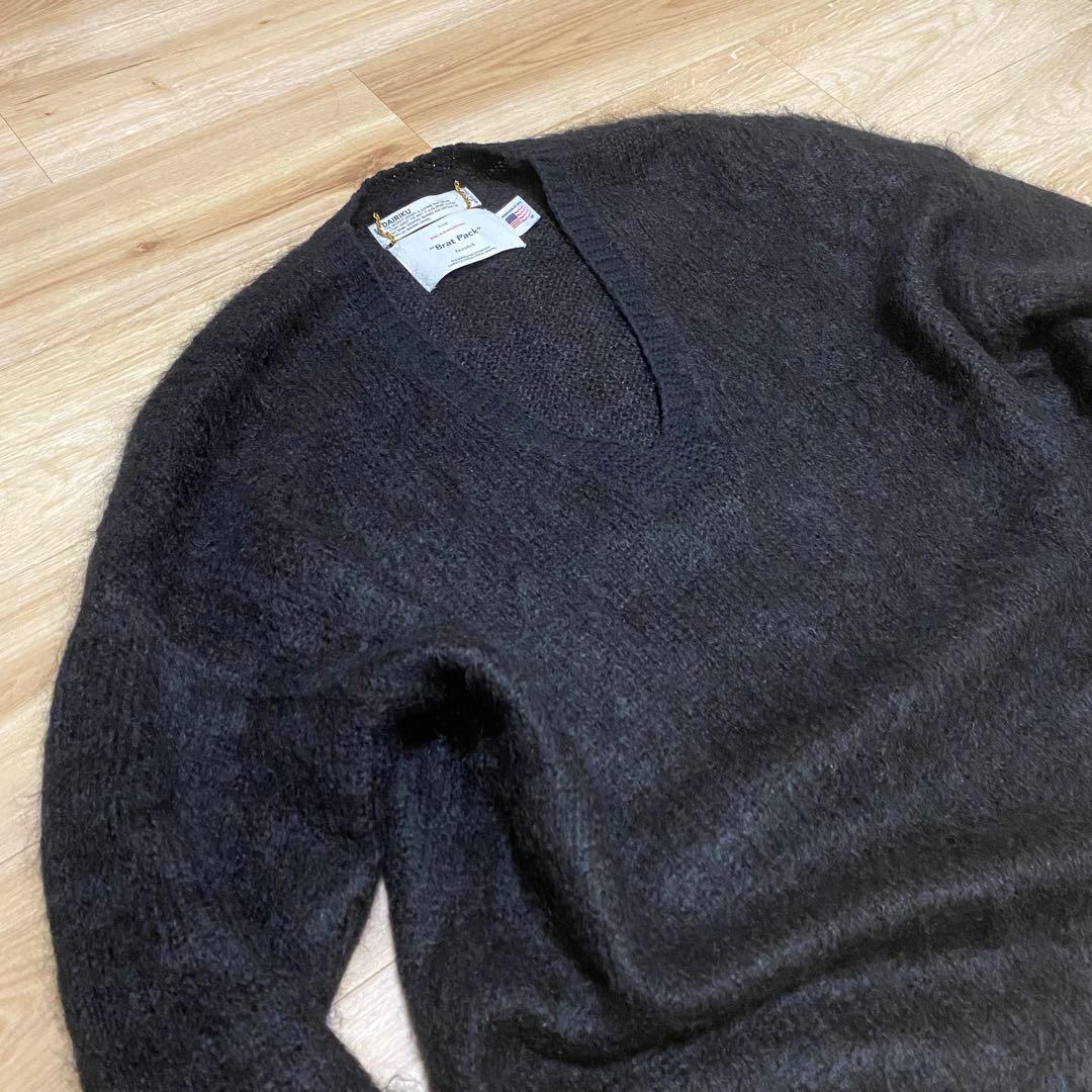 DAIRIKU Brat Pack ブラックニットセーター