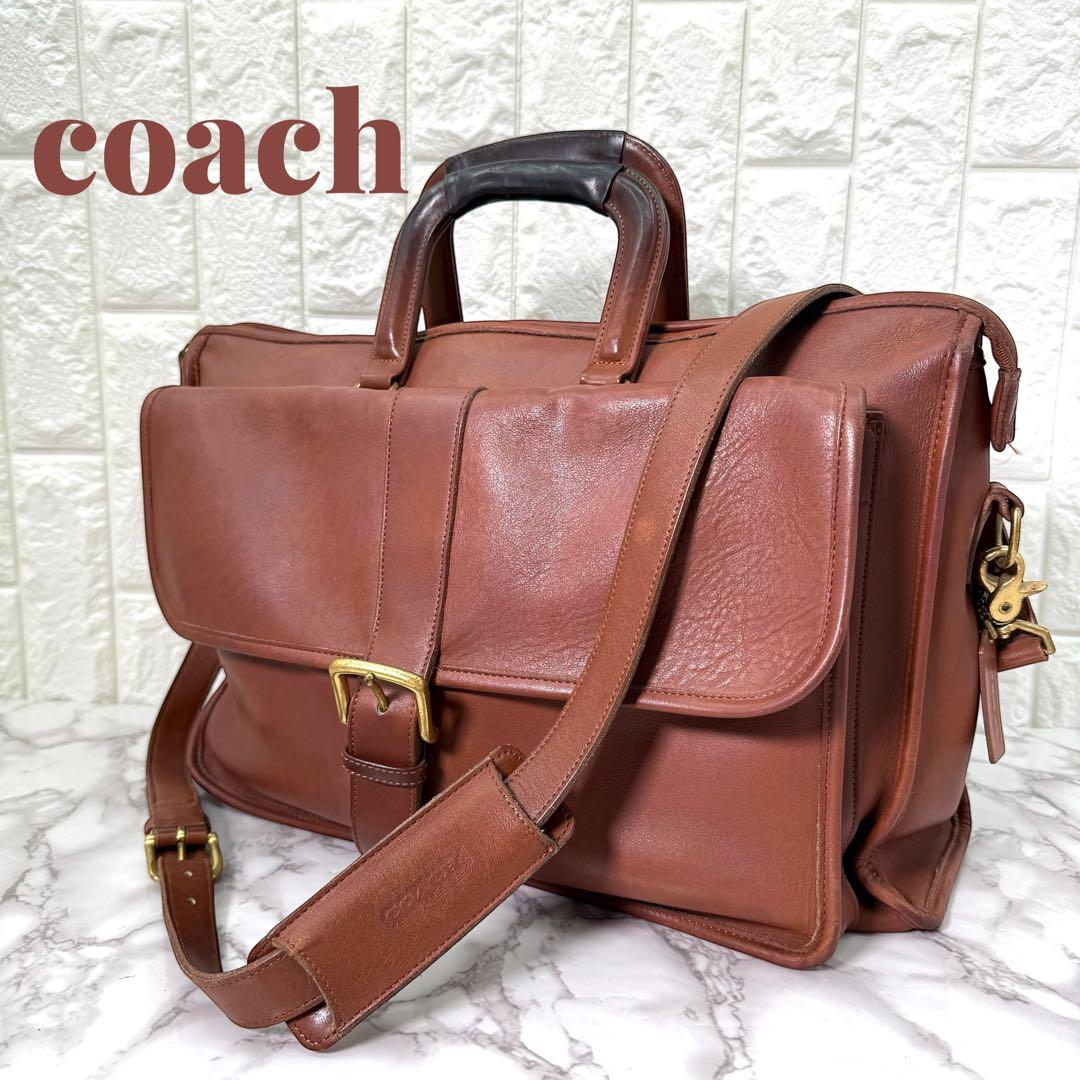 入手困難》OLD COACH オールドコーチ ビジネスバック 2way レザー