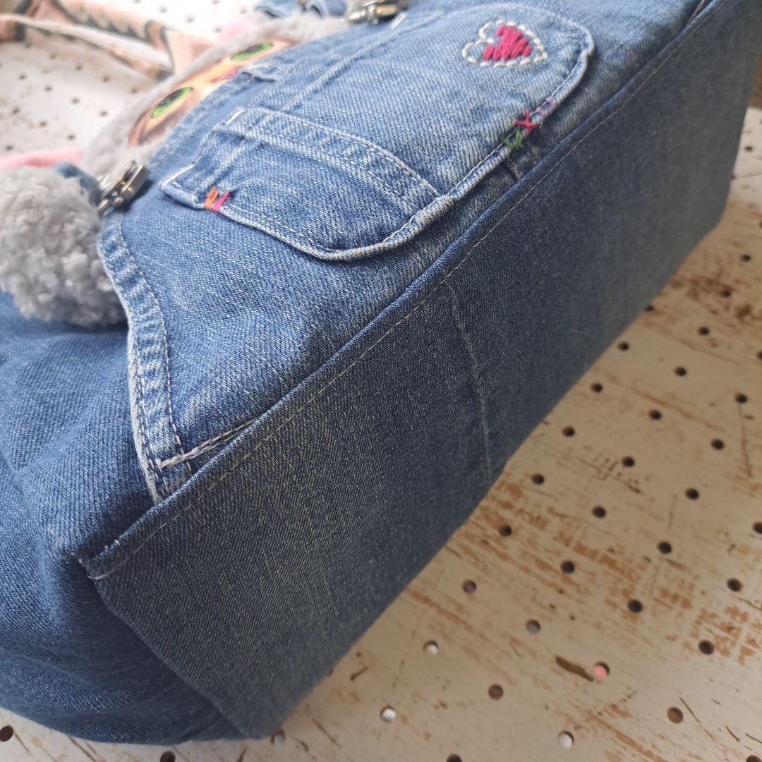 コヤンイサムチョン リトルサンダー デニムリメイクトートバッグ