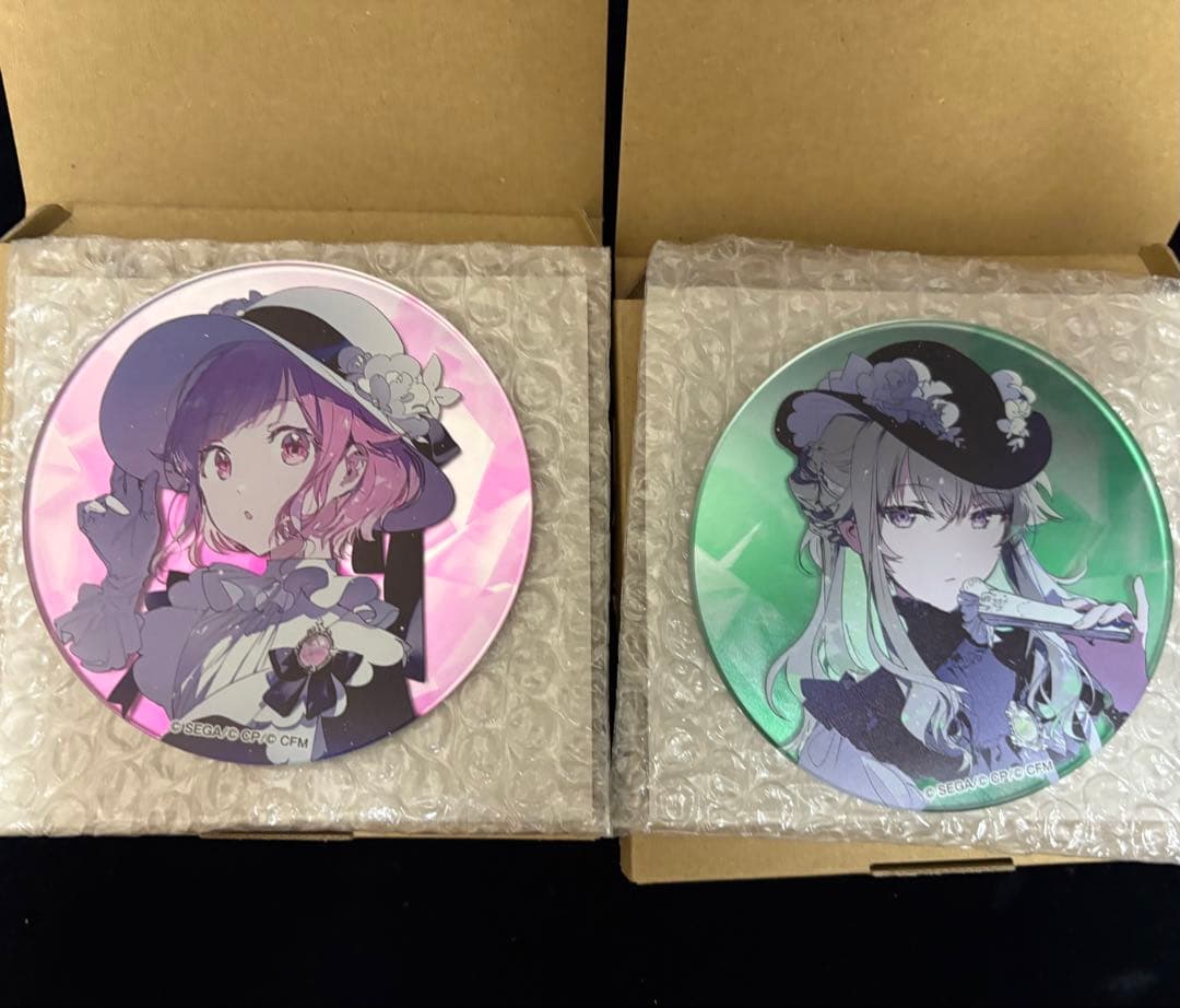 コースター パブミラー 草薙寧々&鳳えむ セカイの宝石箱/Rella個展プロセカ