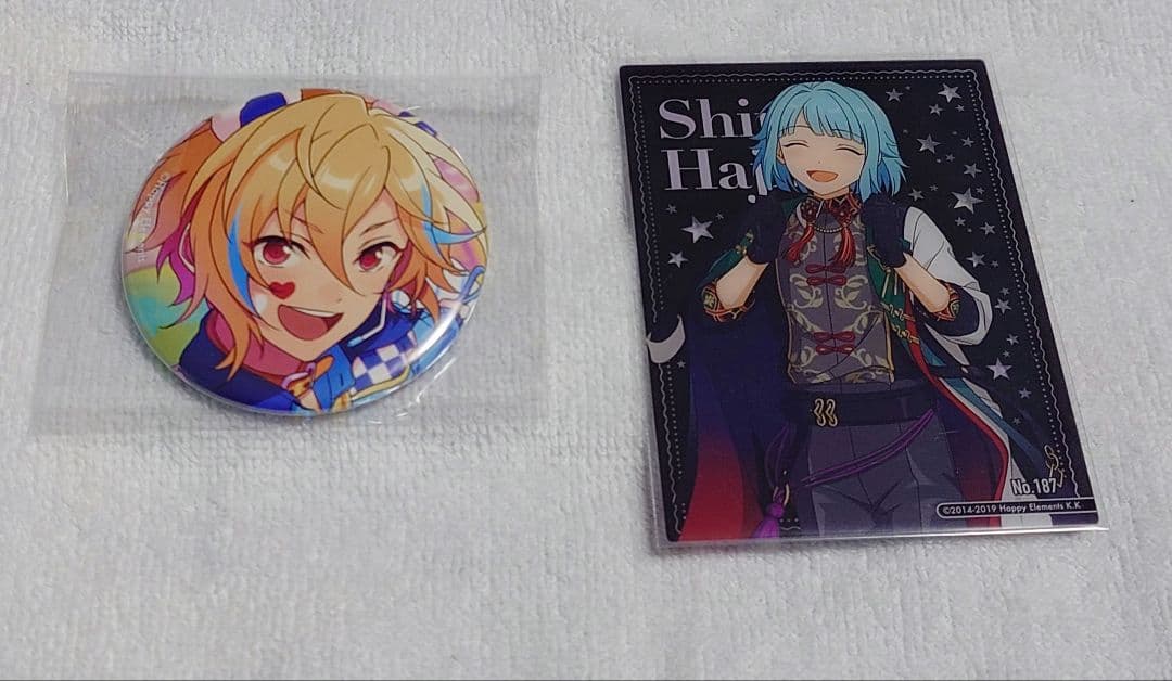 あんスタ 缶バッジ クリアカード 仁兎なずな 紫之創 - メルカリ