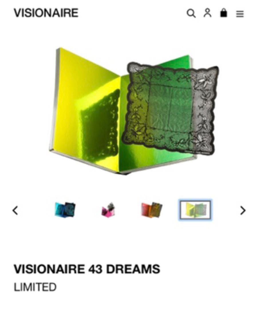 希少本 ビジョネア43 ドリーム限定シリアルNo.本 - メルカリ