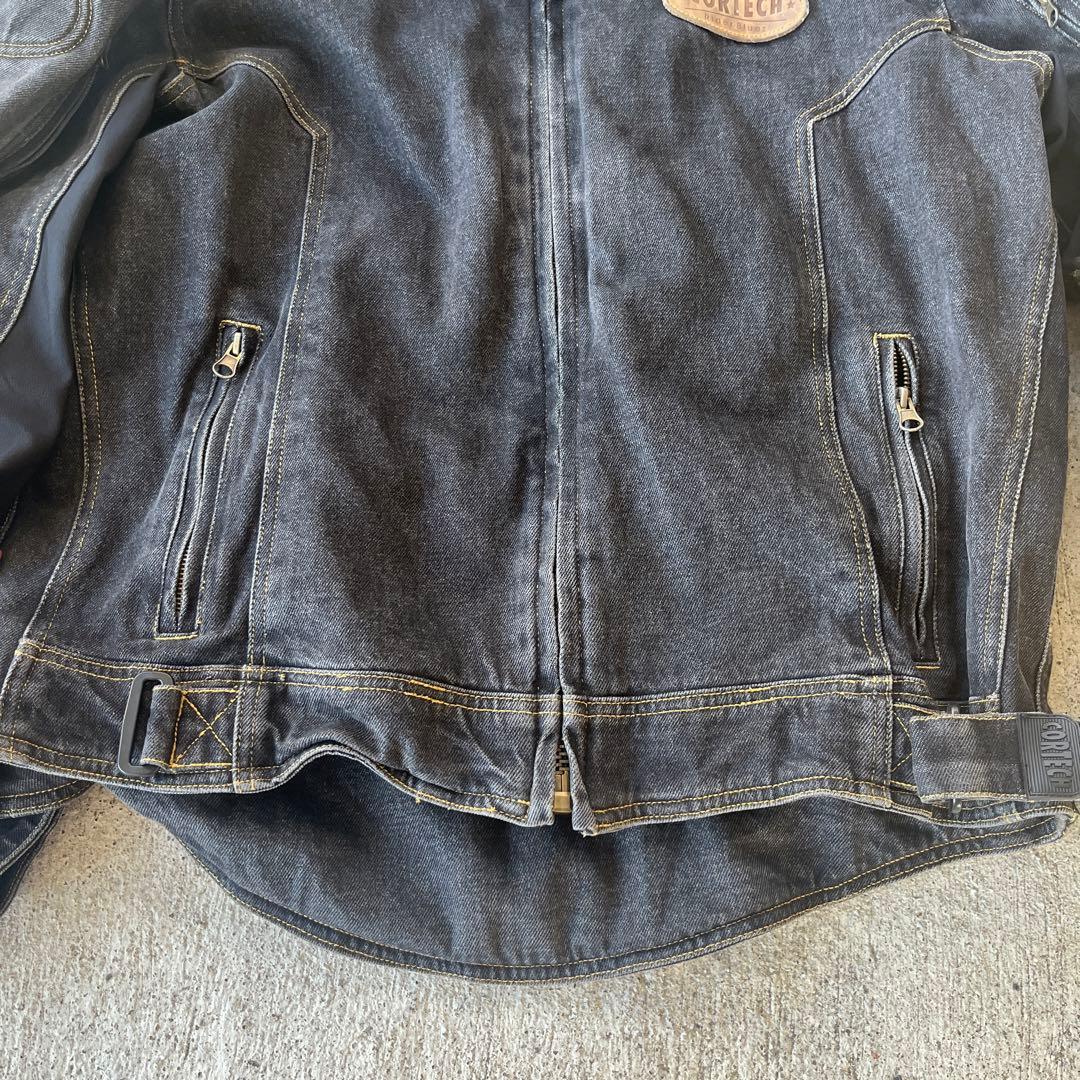 Cortech バイクジャケット 黒 デニム - メルカリ