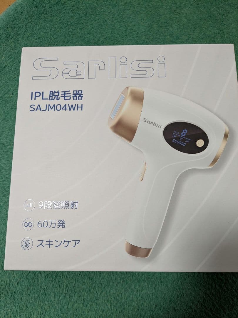 ☆家庭用脱毛器 Sarlisi IPL脱毛器 SAJM04WH☆ - メルカリ