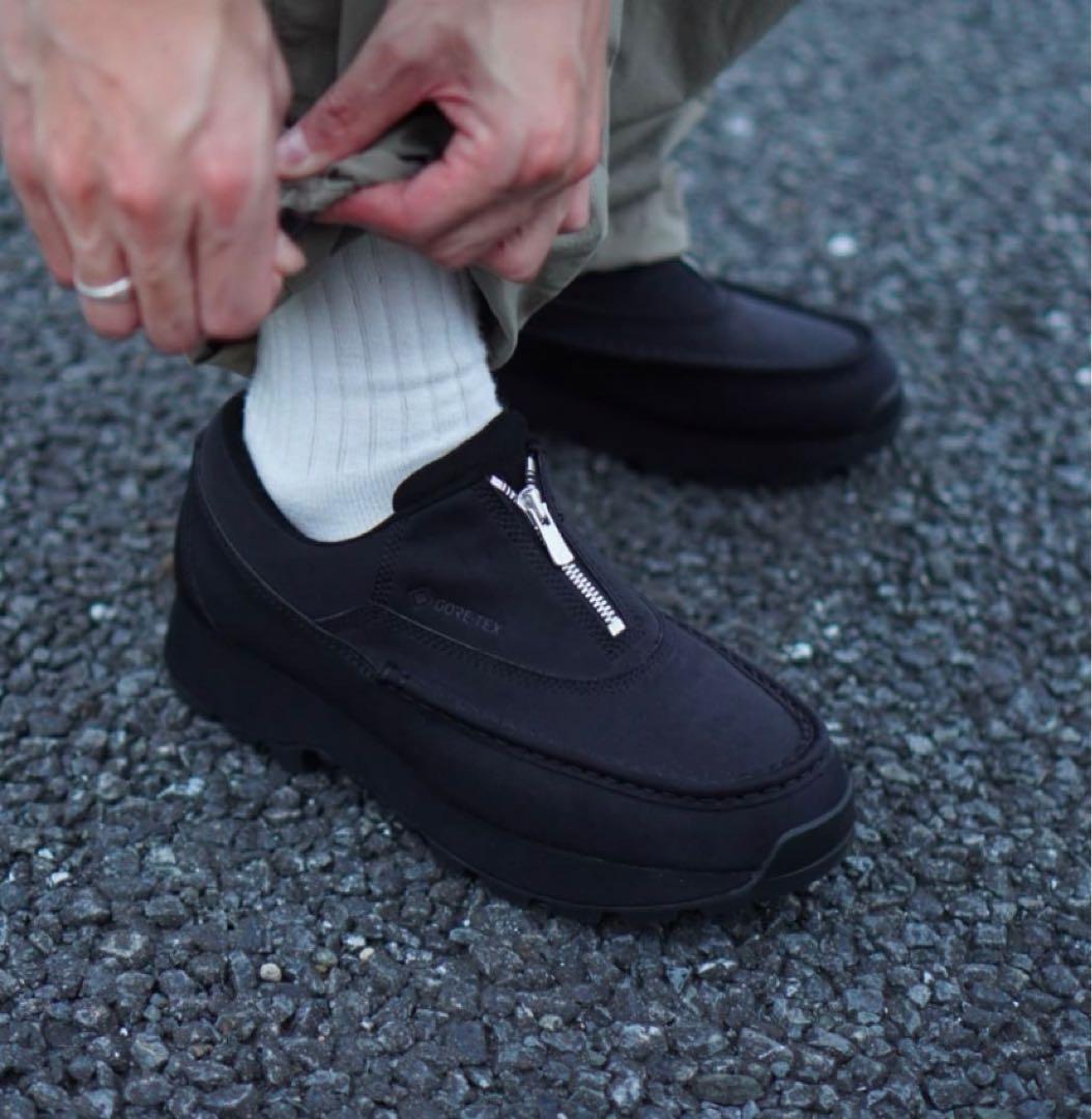 ノースフェイス ホーンドジップモカシンゴアテックス26cmブラック美品