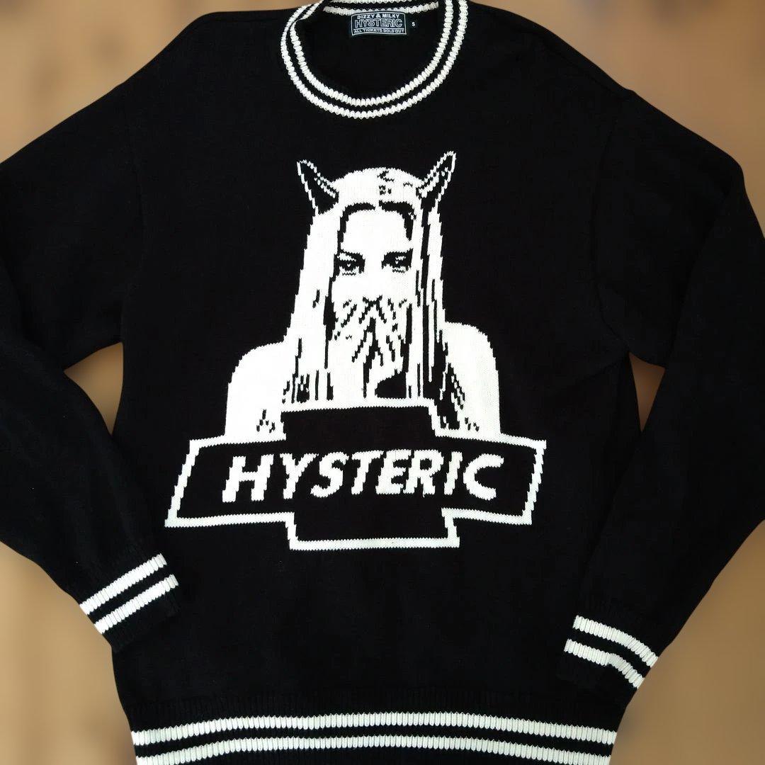 ヒステリックグラマー ヒスガール ニット黒 Sサイズ - メルカリ