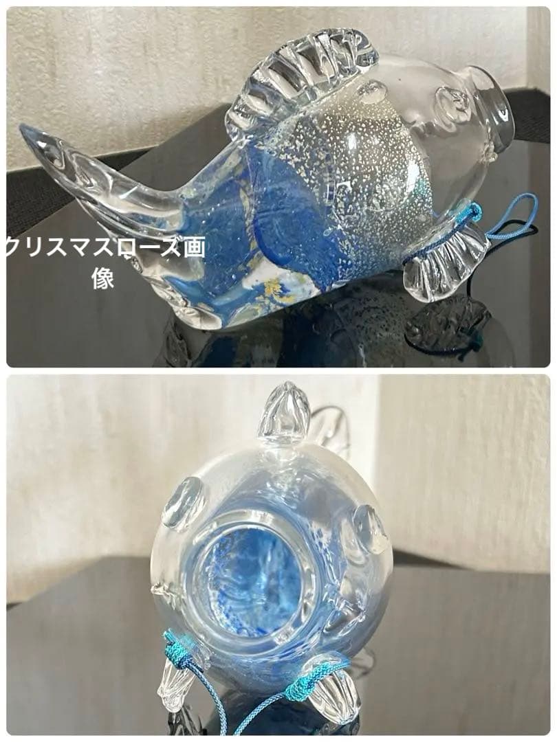 chuchumama ☆彡様専用 ガラス工芸 金箔入り ガラスの鯉のぼり（大