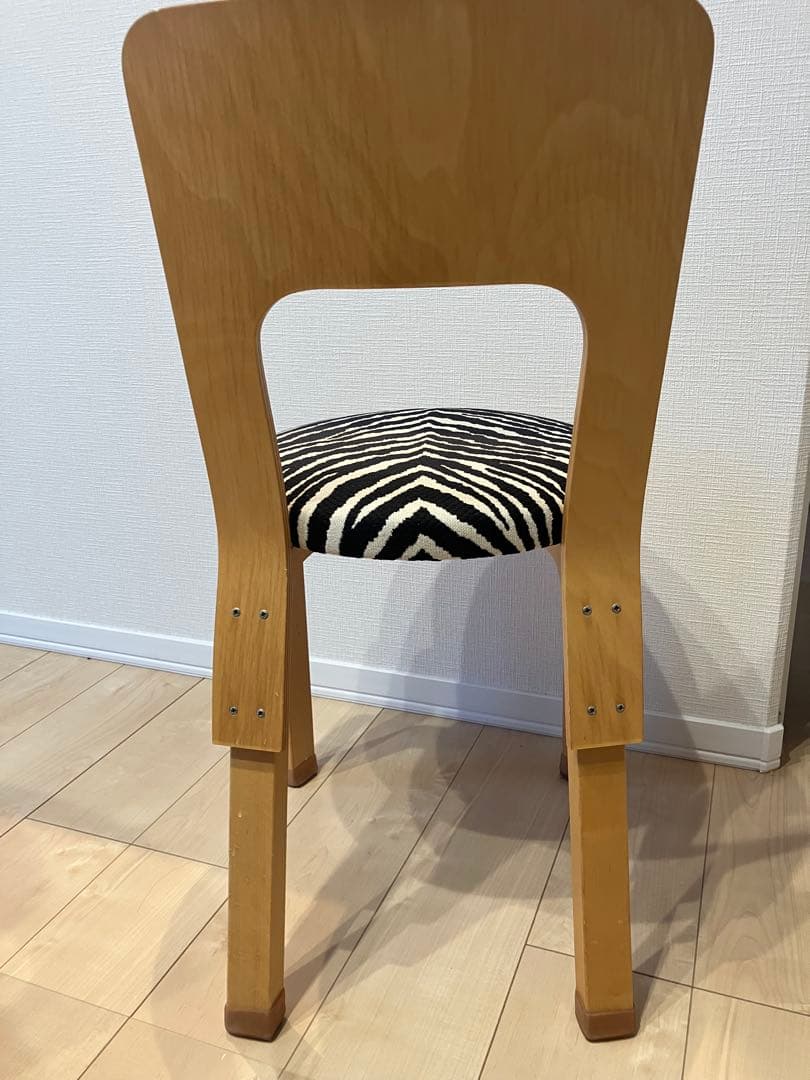 WACHA様専用】artec ゼブラ柄ダイニングチェア④の通販はau PAY