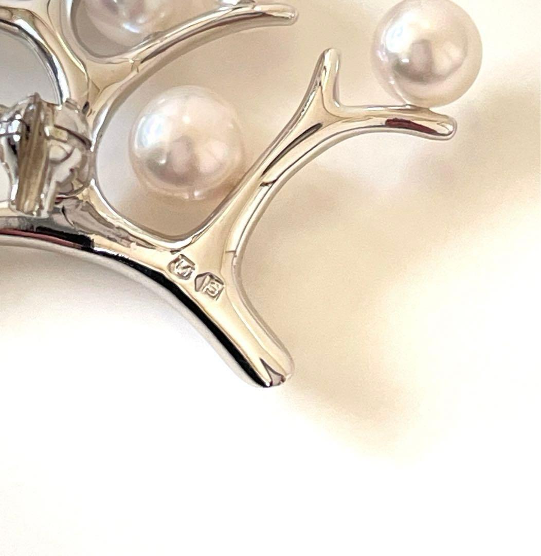 美品 MIKIMOTO ミキモト 幸福の木 ブローチ アコヤパール 真珠 - メルカリ