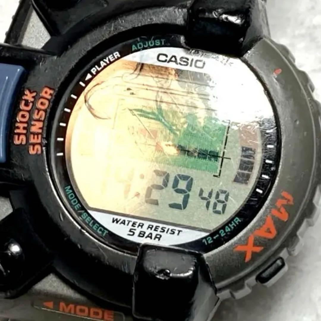 CASIO CYBER MAX JG-300 パンチ力測定 レトロ デジタル 黒 - メルカリ