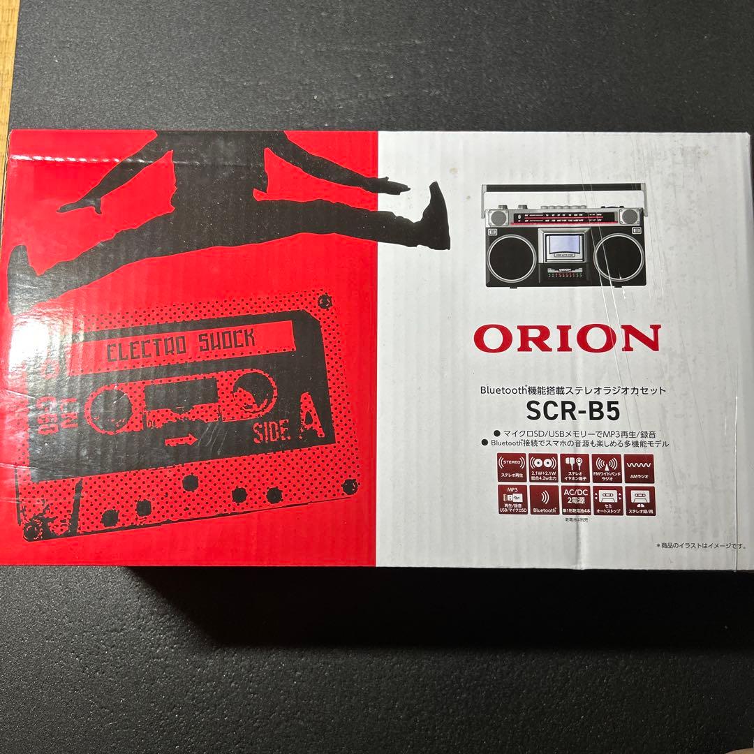 ORION SCR-B5 Bluetoothラジカセ Amazon.co.jp: ORION Bluethooth搭載 ステレオ ラジカセ SCR-B5 ワイド