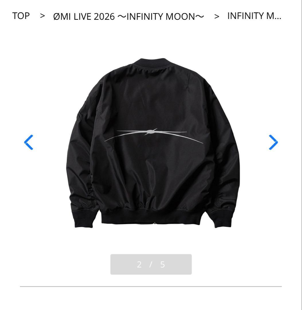 INFINITY MOON MA-1/登坂広臣 OMI ※2月末まで - メルカリ