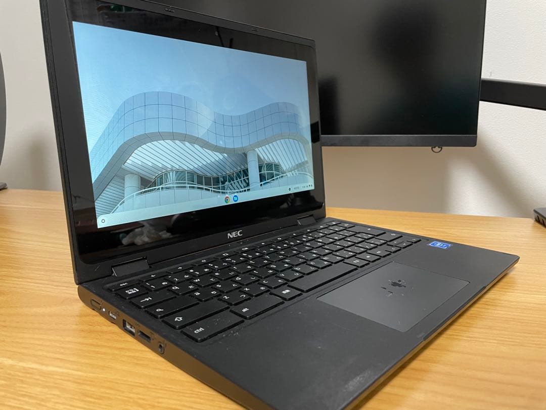NEC Chromebook Y2 充電器付き バッテリー100% - メルカリ