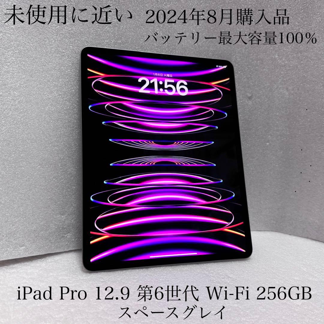 未使用に近い　24年8月購入　iPad Pro 12.9 第6世代 256GB Apple iPad Pro 12.9インチ 第6世代 Wi-Fi 256GB 2022年秋モデル 価格
