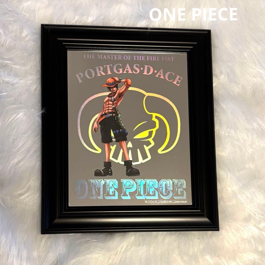 ワンピース ビッグパブミラー ポートガス・D・エース 鏡 ONE PIECE