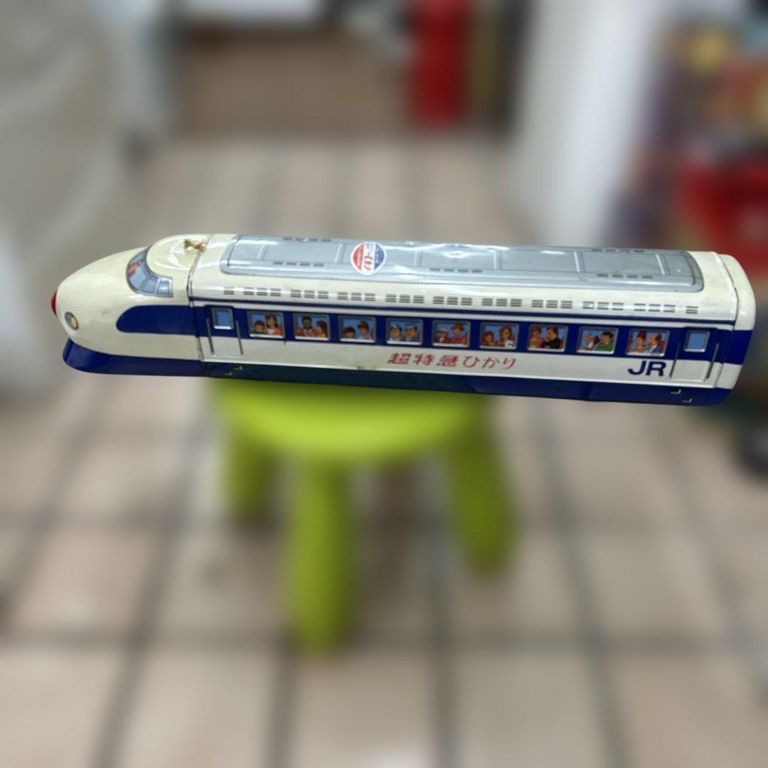 イチコー ブリキの電車 新幹線 ひかり号 全長60cm当時物 玩具 超特急