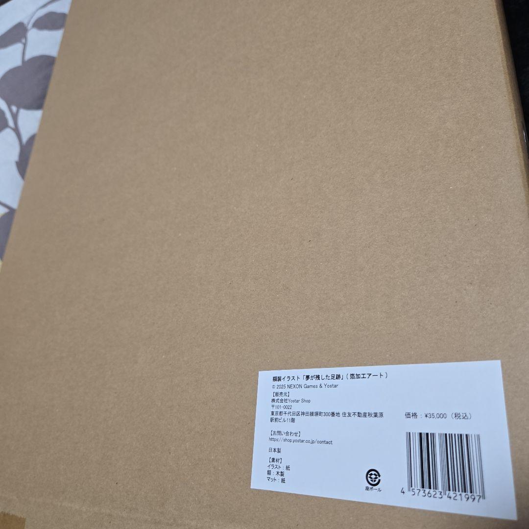 値引okブルーアーカイブ 夢が残した足跡 額装 複製原画 イラスト 箔