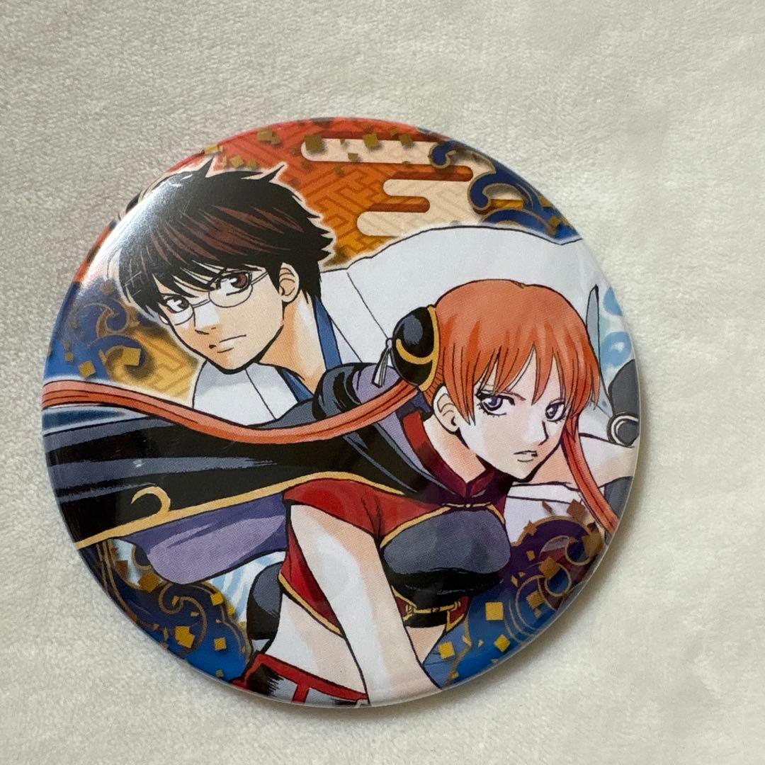 銀魂 コレクション缶バッジ 新八 神楽 - メルカリ