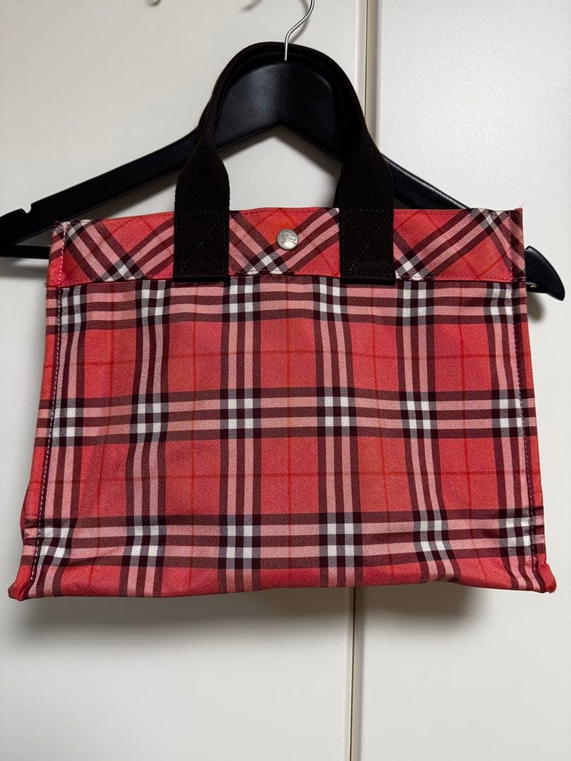 Burberry チェック柄 トートバッグ - メルカリ