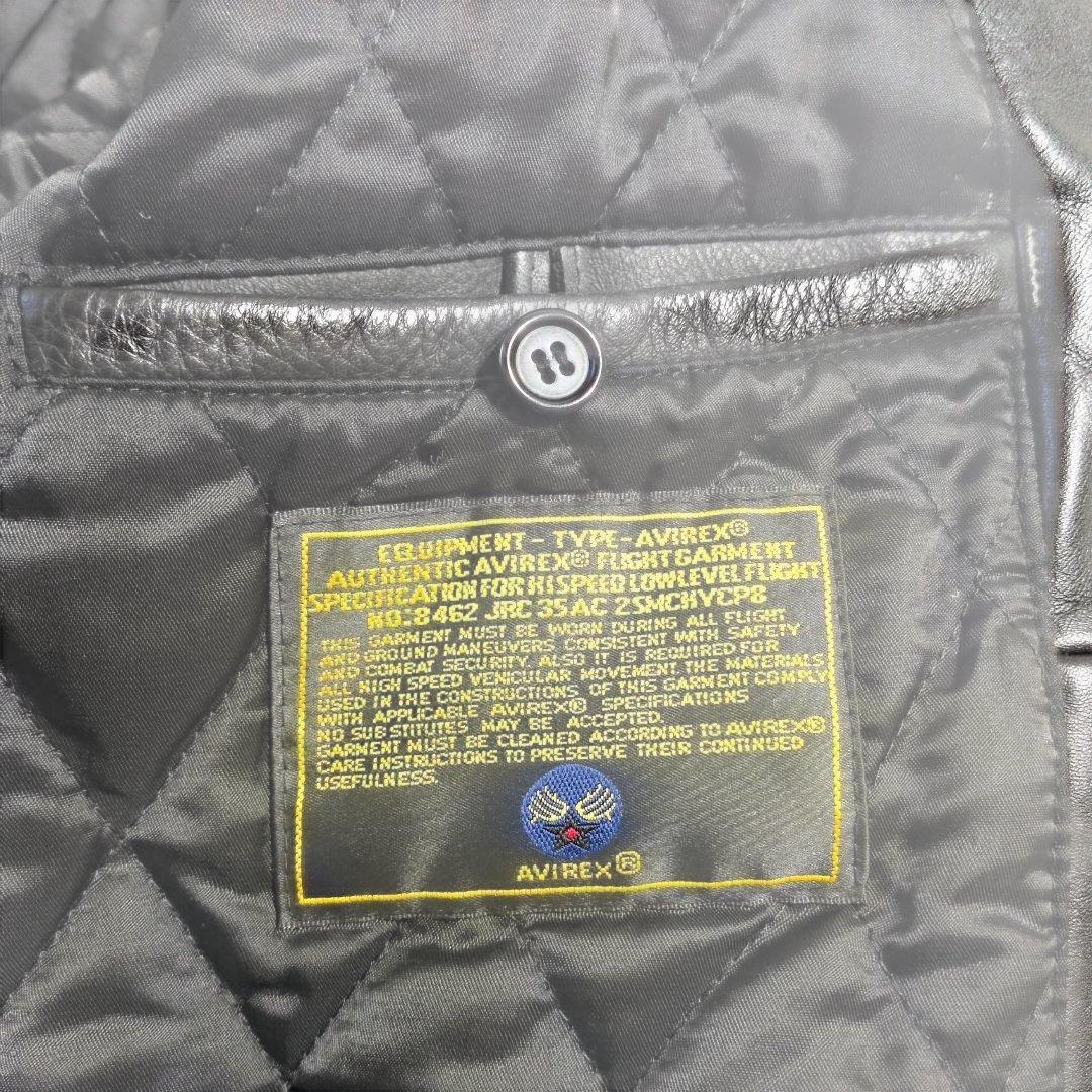 アヴィレックス レザー スタジャン S表記(M〜L相当) キルティング 超