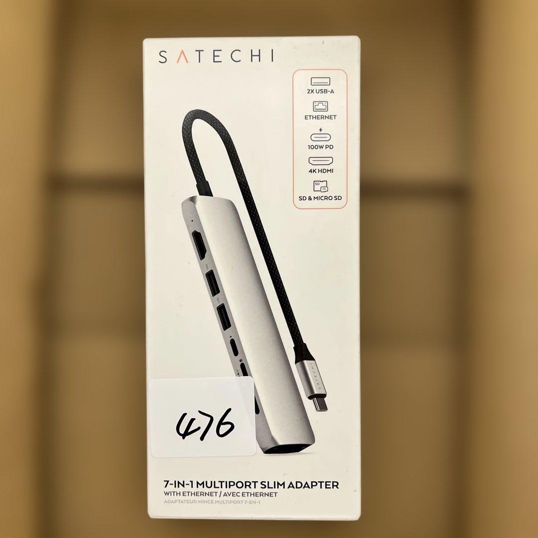 476 未開封SATECHI 7-in-1 Slim Plus USB-C Amazon.com: Satechi 7 in 1 USB C Hub Multiport Adapter with