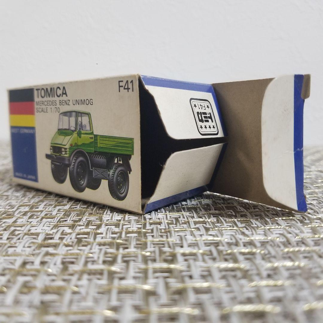 トミカ 青箱 No.F41- メルセデス ベンツ ウニモグ 日本製 - メルカリ