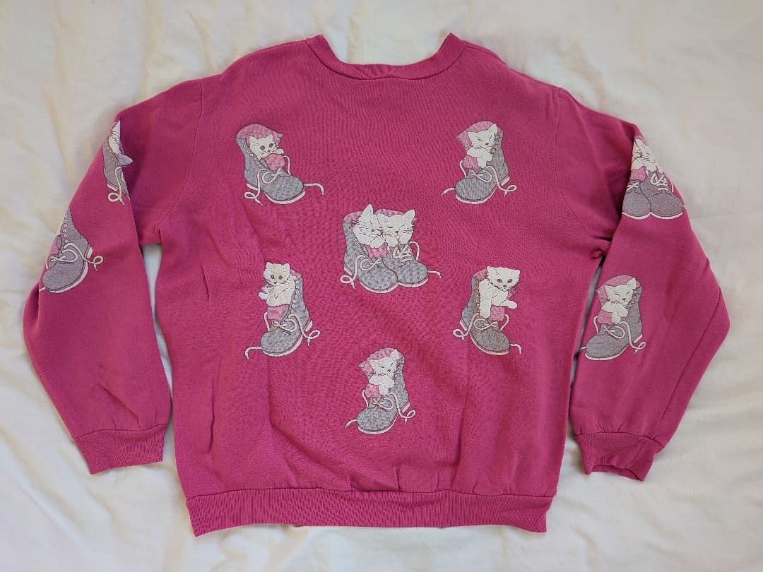 vintage 80s SCARAB cat in shoe sweat set - メルカリ