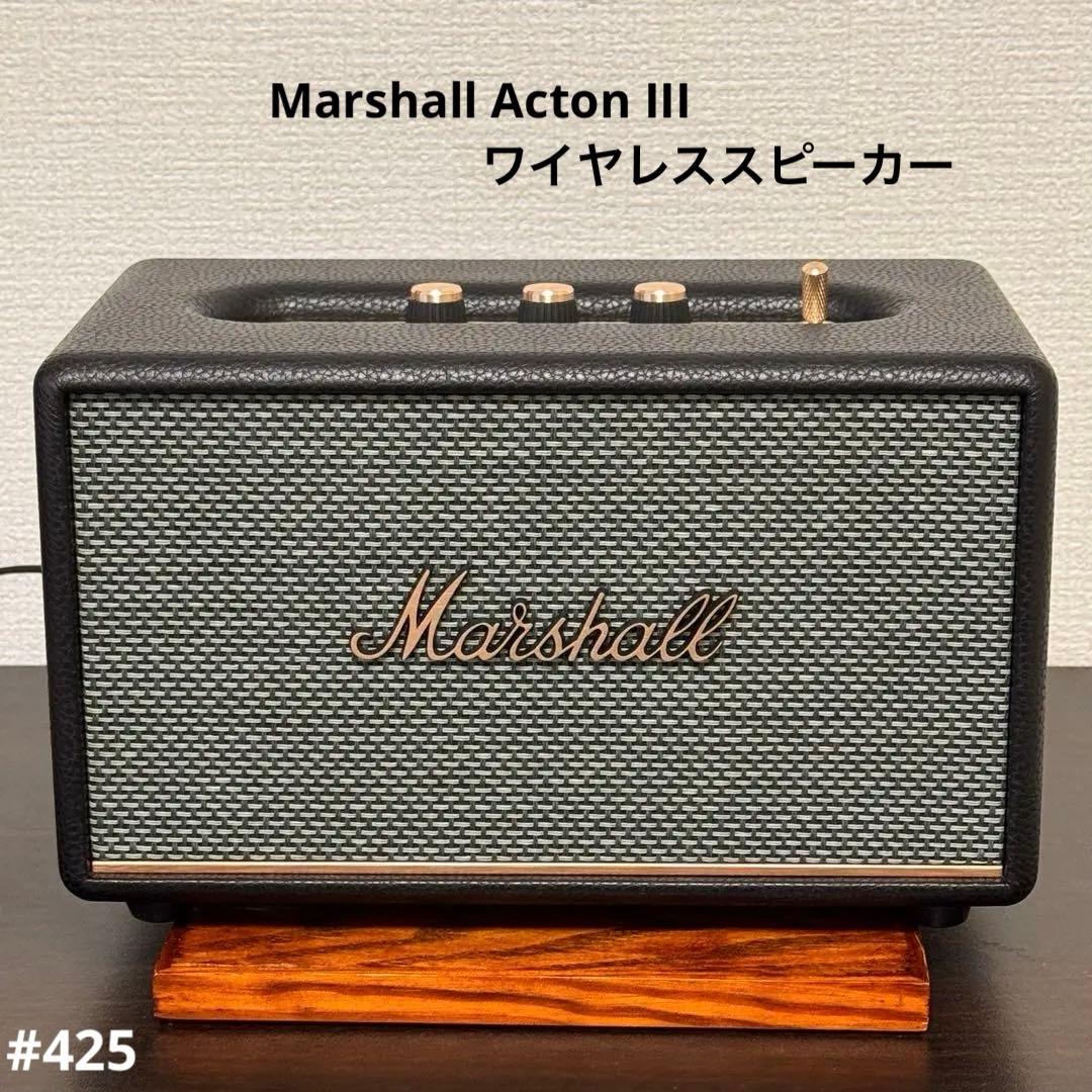Marshall Acton III ワイヤレススピーカー Amazon.co.jp: Marshall ワイヤレススピーカー Acton III ブラック