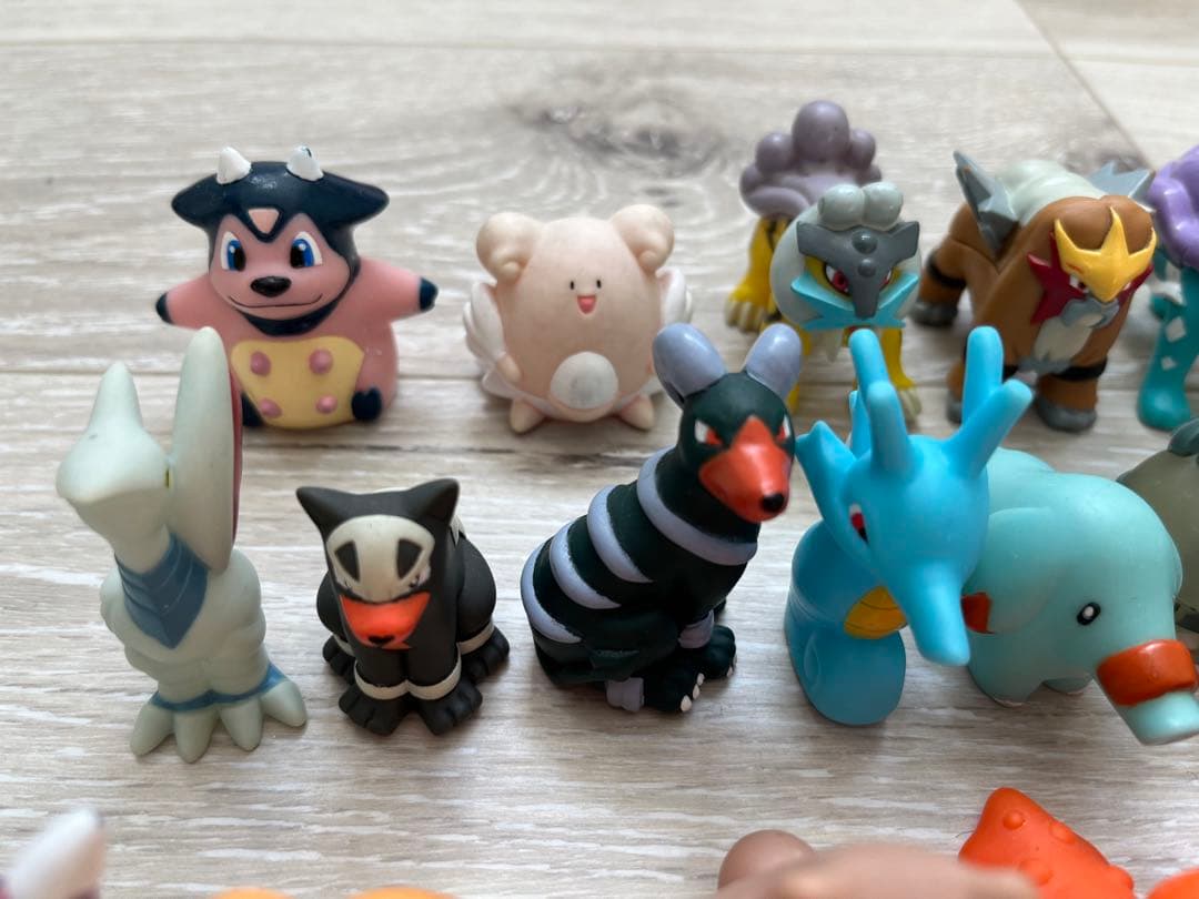 まとめ売り】ポケモンキッズ 金銀 100体 コンプリートセット ソフビ 指