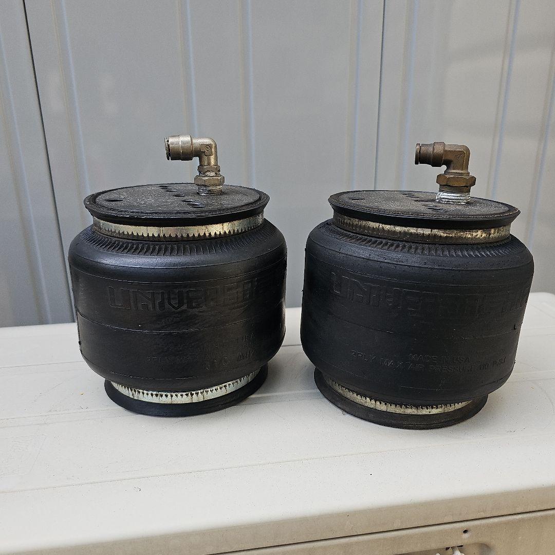 エアサス☆ユニバーサルエアー☆非貫通エアバッグ2個Set売り - メルカリ