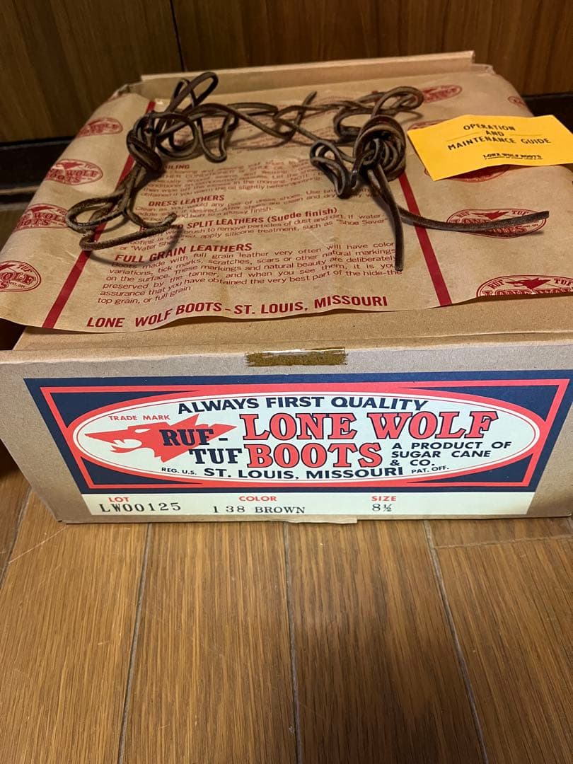 LONE WOLF BOOTSビブラムソール　\"LOGGER\"　LW00125