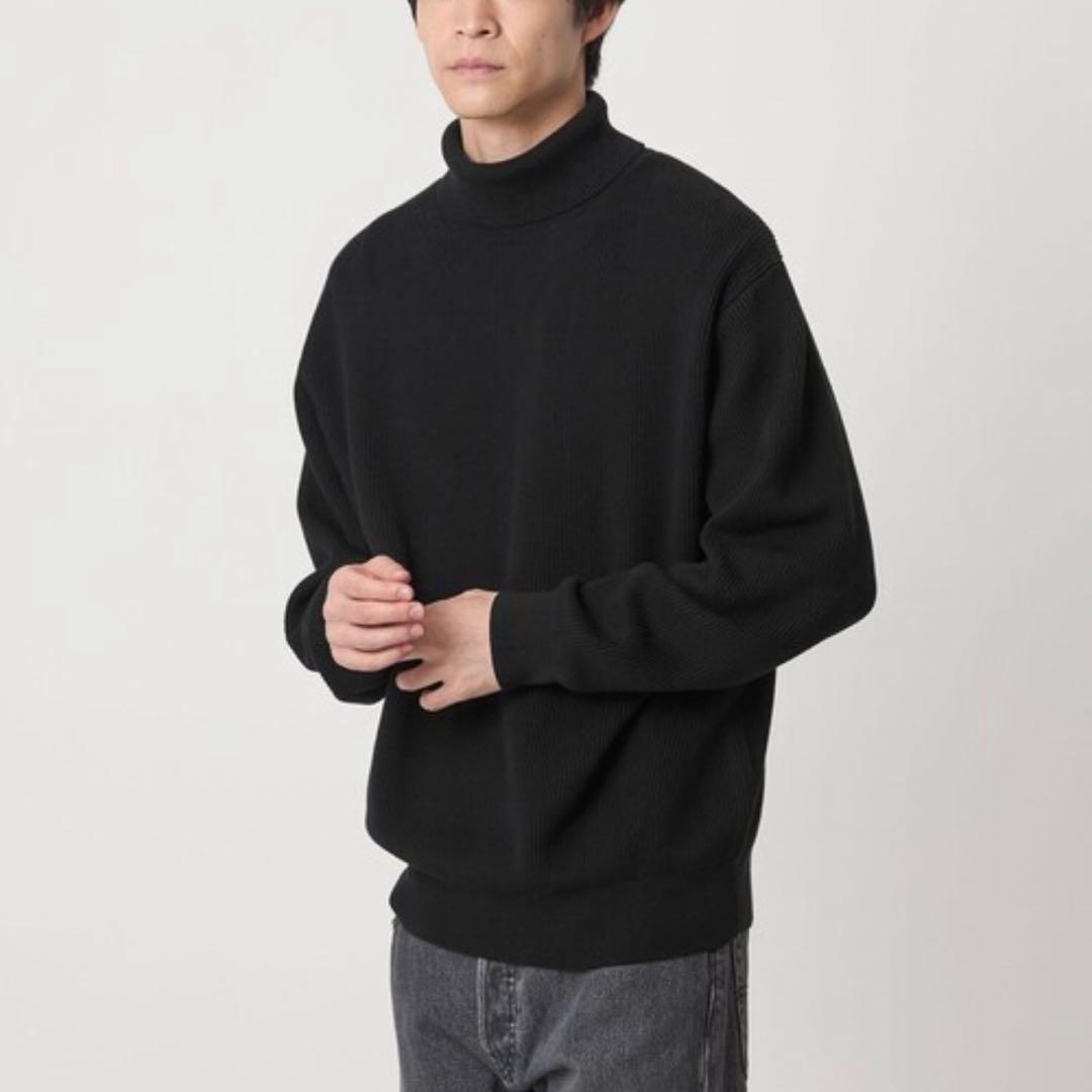 極美品◎グリーンレーベルリラクシング コットンタートルネック2枚