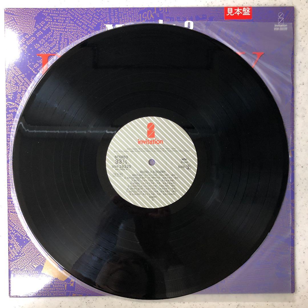 希少!! 見本盤 ［ MORAL+3 ］新品同様 BOOWY