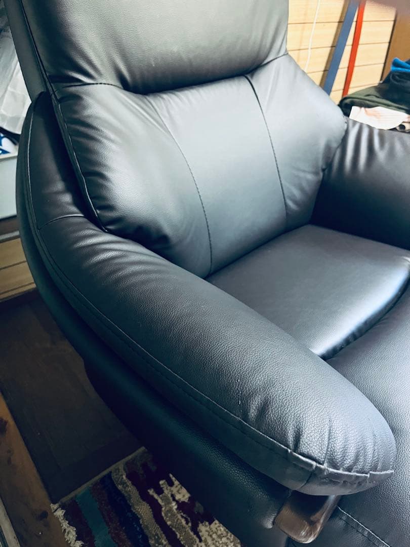 必読！(Nシールド コウテイ3 DBR)1人用ソファ 直接取引&たのメル