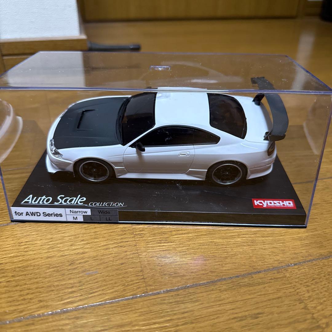 京商ミニッツボディ　シルビア KYOSHO MINI-Z オートスケールコレクション 日産シルビア S15 ホワイト