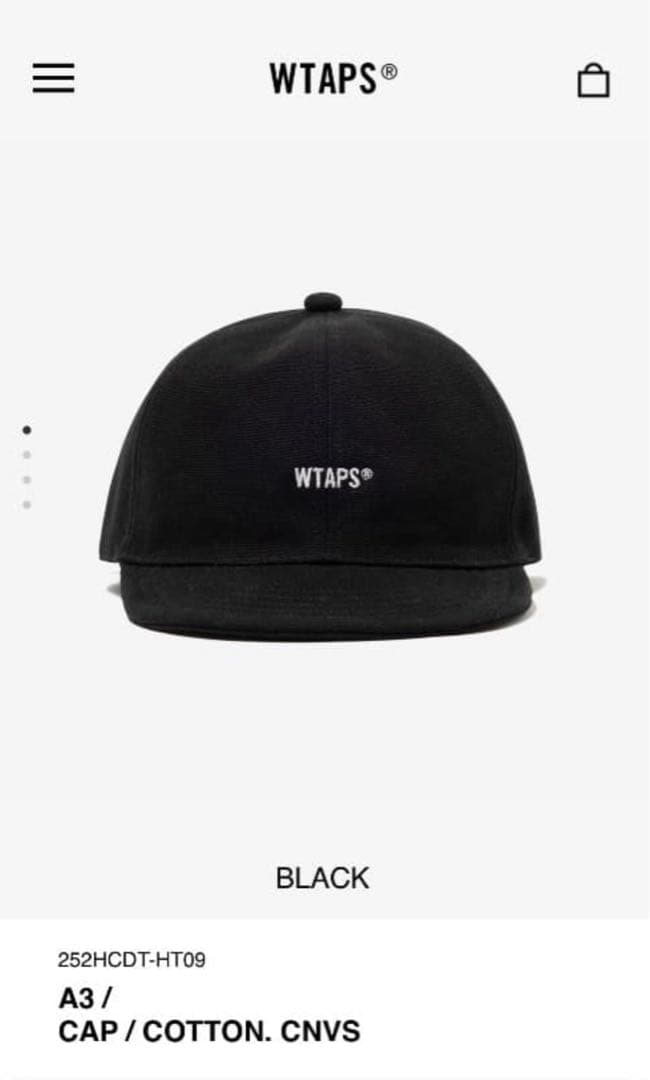 wtaps 25aw A3 / CAP / COTTON. CNVS A3 wtaps CNVS COTTON. 25aw / CAP /
