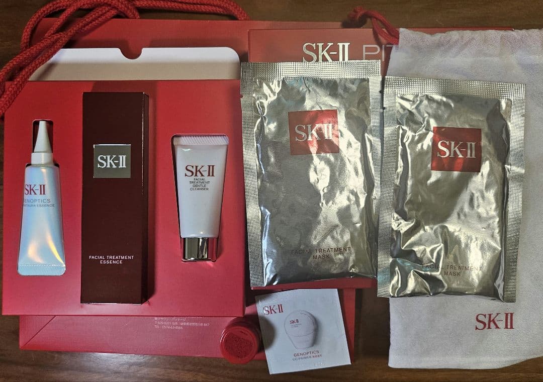 9割新品試供品4点セット】SK-II 化粧水/美白美容液/洗顔