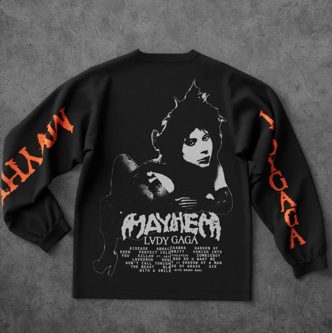 正規品】Lady Gaga × MAYHEM ロンT L 黒 - メルカリ