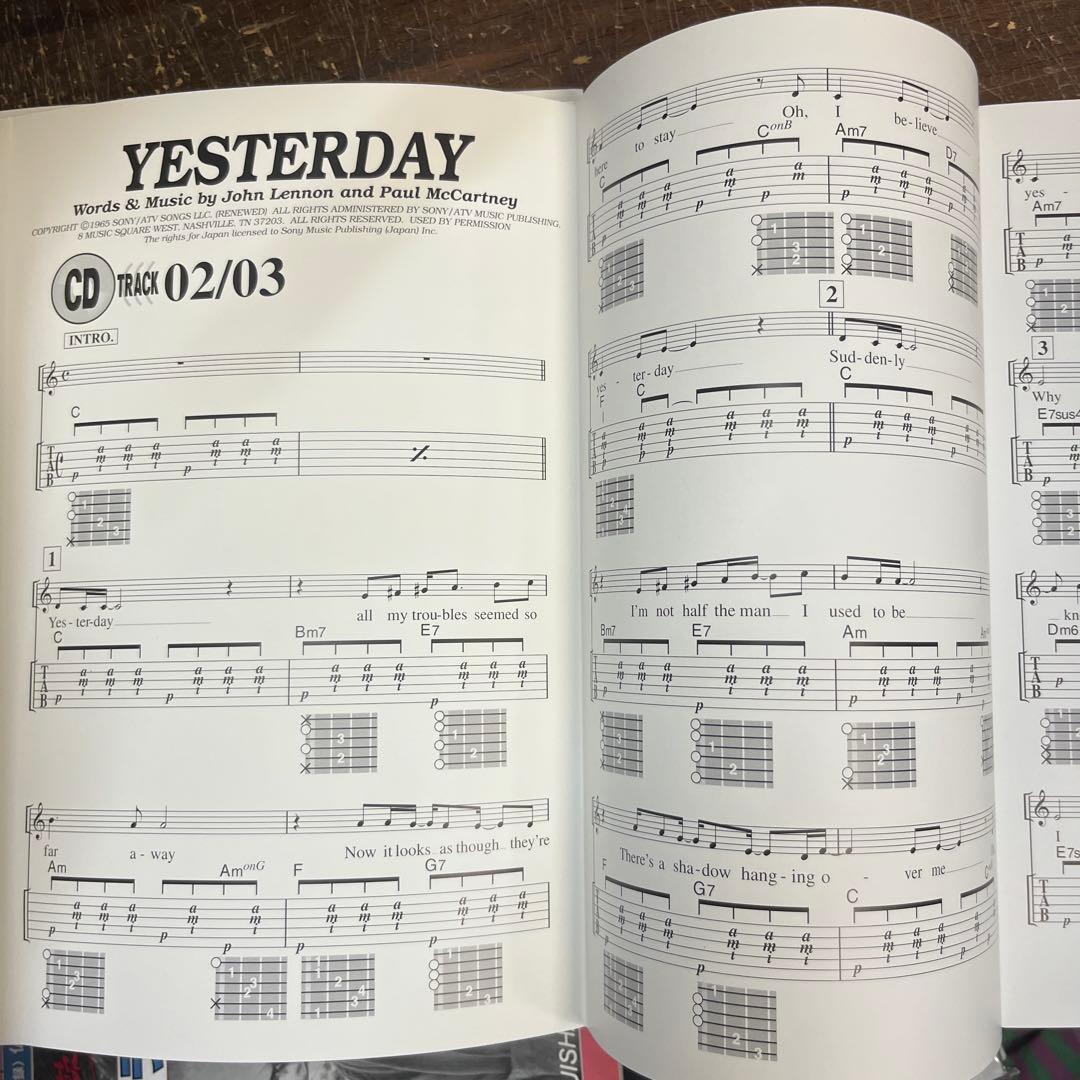 ビートルズ90分1曲マスター バックに合わせてギターが弾ける!!Vol.1/2