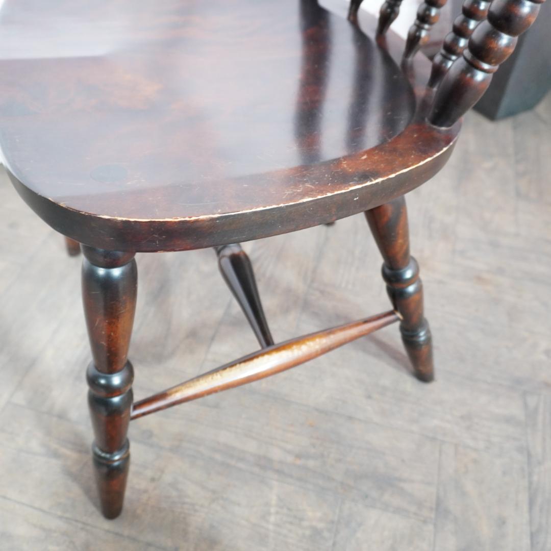 北海道民芸家具 ダイニングチェア HM626 ウィンザー スピンドル b