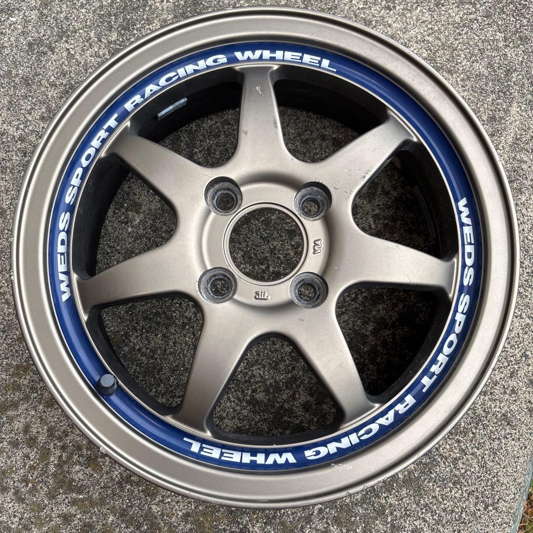 WEDS スポーツレーシングホイール 14インチ 5J PCD100 一本 単品 社外 ホイール 1本 Weds Sport ウェッズスポーツ RS-5-SS ☆ 7J