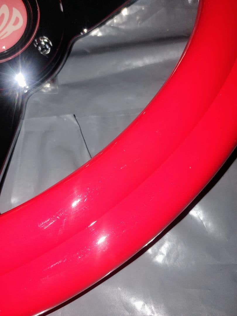 ♡32パイハートレッドステアリング♡　【最終値下げ今月いっぱいでページ削除】