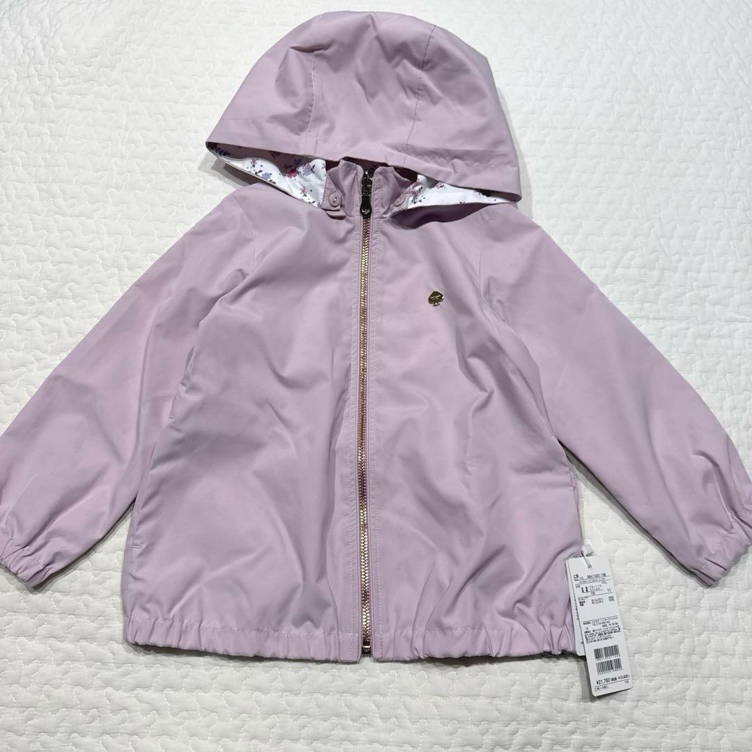 ケイトスペード 110 新品 フローラルリバーシブル ウィンドブレーカー