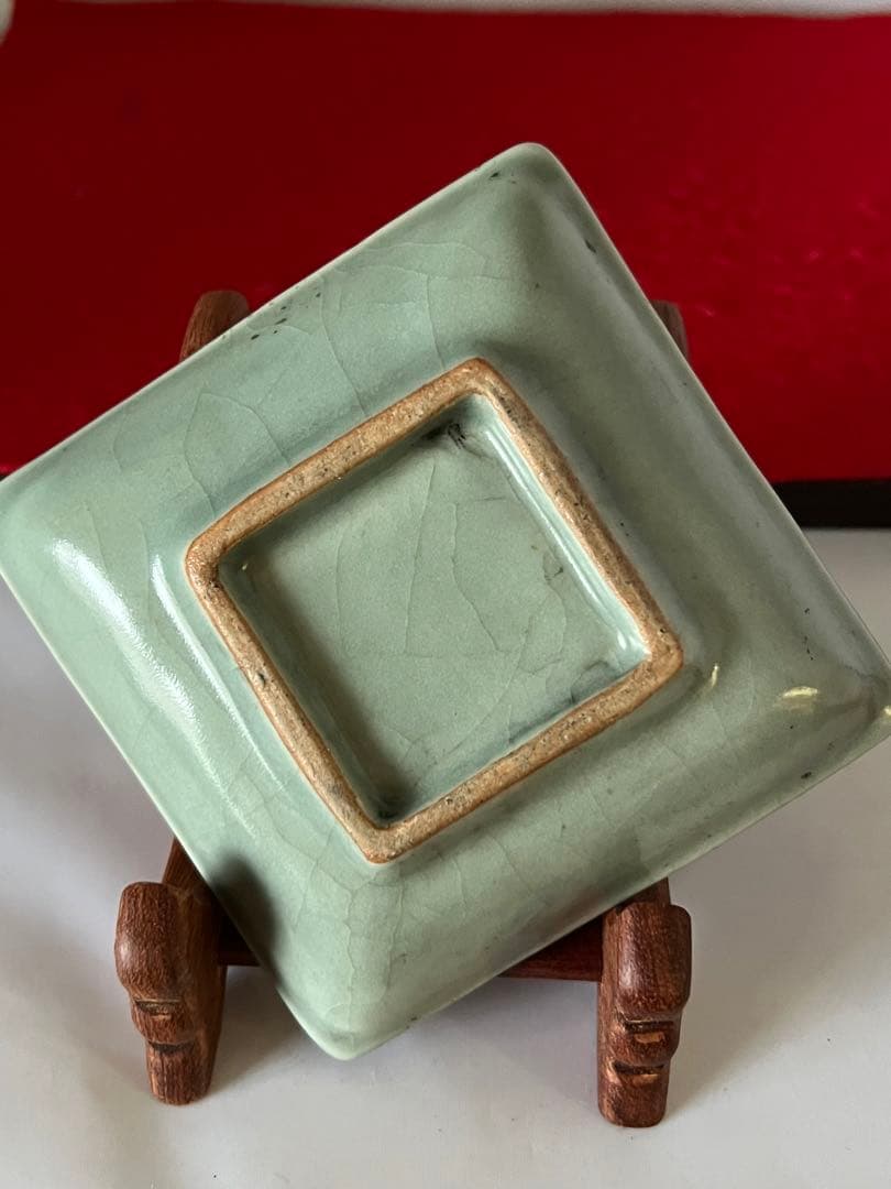 中国 冰裂貫入四方皿 宋時代 木箱付き XG5-5 - メルカリ