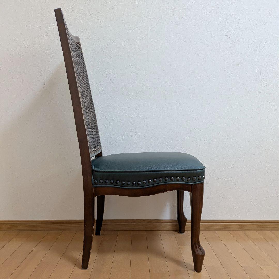 maruni マルニ ダイニングチェア ベルサイユチェア 猫脚 籐 ハイバック